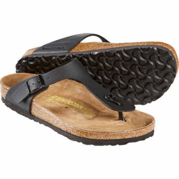 Birkenstock Womens Gizeh Sandal Black B - Picture 2 of 5